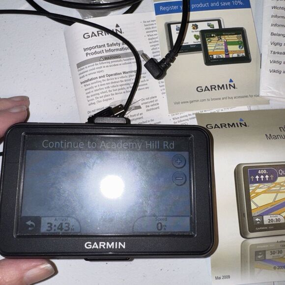 Garmin GPS NUVI 40LM and Accessories, Works, GUC - Picture 5 of 8